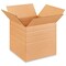 250 Pack Strong Multi Depth Corrugated Cartons for Safe Shipping and Storage 12 x 12 x 12 Inch